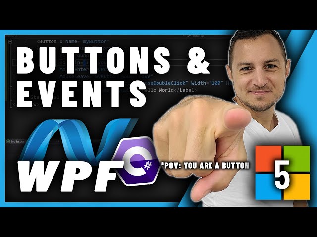 Master CONTROL BUTTONS and EVENTS in WPF with this simple video!