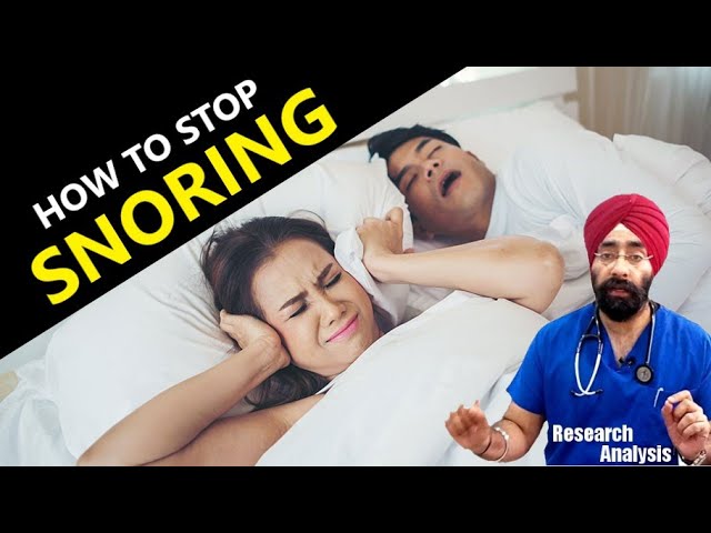 खर्राटे का इलाज | Understand & Get Rid of SNORING Problem | Dr.Education