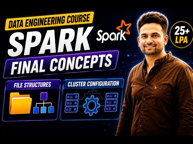 Apache Spark Final Concepts: File Structures & Cluster Configuration | Data Engineering Course