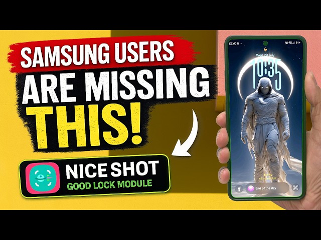 Samsung Users Are Missing This! NiceShot Good Lock Module Explained (A Z Guide)