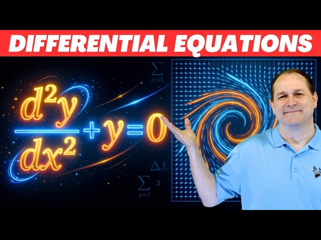 Intro to Differential Equations & What They Actually Mean