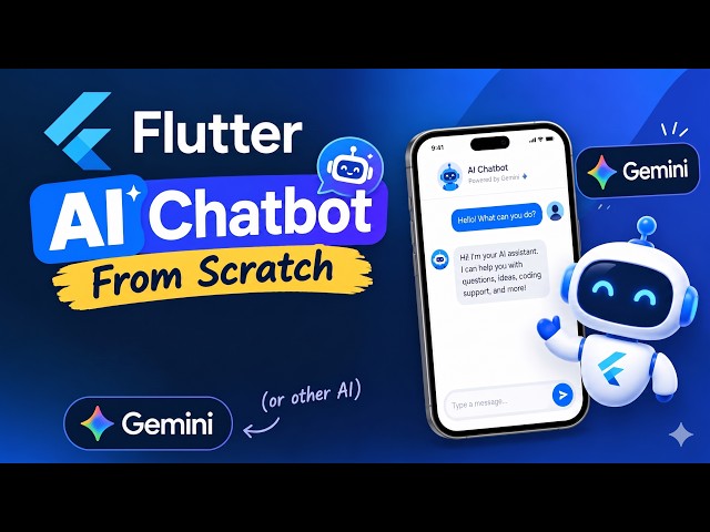 Build an AI Chatbot in Flutter with Gemini API 🤖 | Full Tutorial