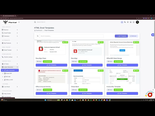 🚀 SpamTools Letter Generator Update 2025 | Add Custom HTML Templates & AI Placeholders 🔥
