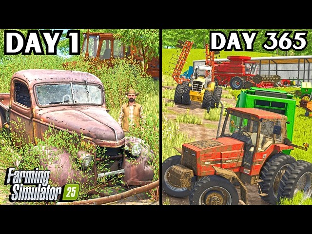 Can Two Broke Friends Pay Off a Million Dollar Farm Loan?  Farming Simulator 25