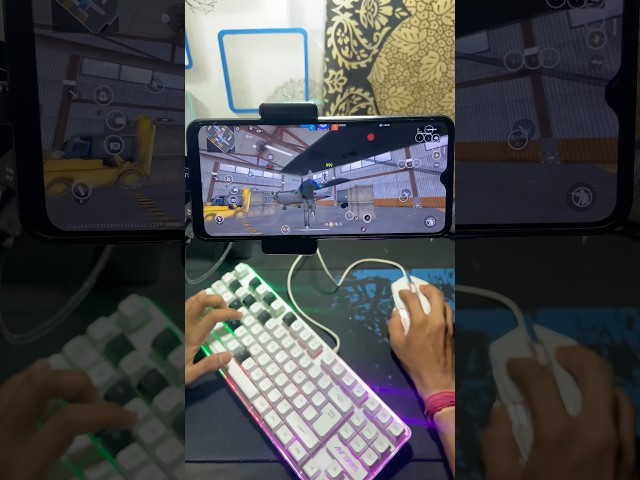 Free Fire Gaming Keyboard | ⌨️ 🖱📱 full setup #freefire #pandamousepro #blkbappagamer #keyboardmous