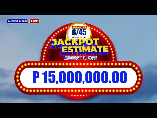 [LIVE] PCSO 9:00 PM Lotto Draw - August 02, 2026