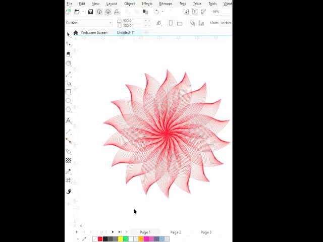 🌼 Lush Petals floral | Corel Draw Bland