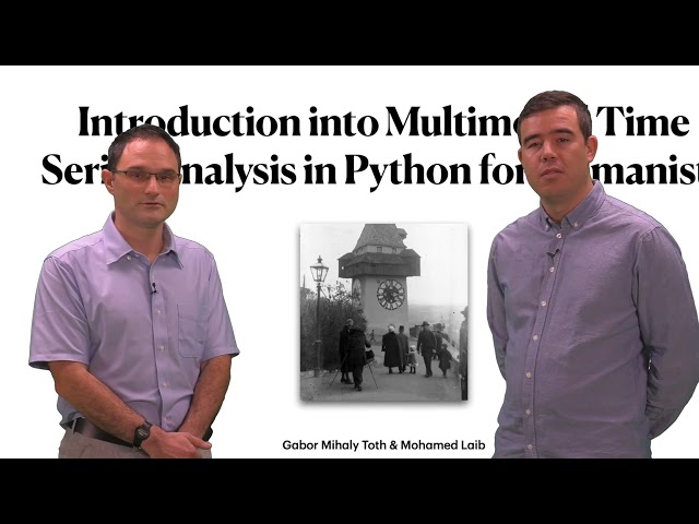 Introduction to Multimodal Time Series Analysis with Python for Humanists (DHSI 2026)