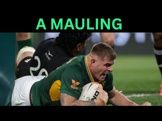 Springboks  v All Blacks  Test No 3 Final Whistle Review