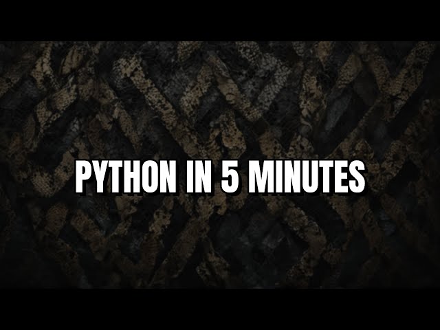 What is Python & How to Set It Up | Python for ML #01