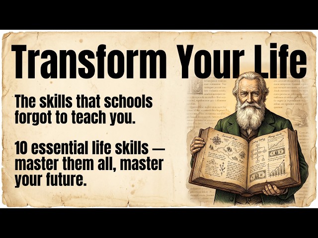 Transform Your Life: 10 Crucial Skills From Coding To Survival Tactics || English Learning