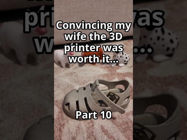 Convincing my wife the 3D printer was worth it (Part 10) #3dprinting #3dprint #diy #3dprinted