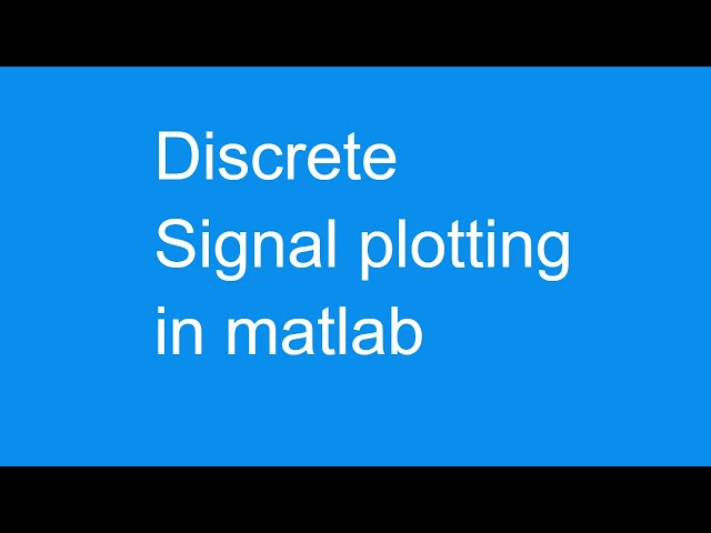 Plot exponential descrete time signal in Matlab||Signal procsessing
