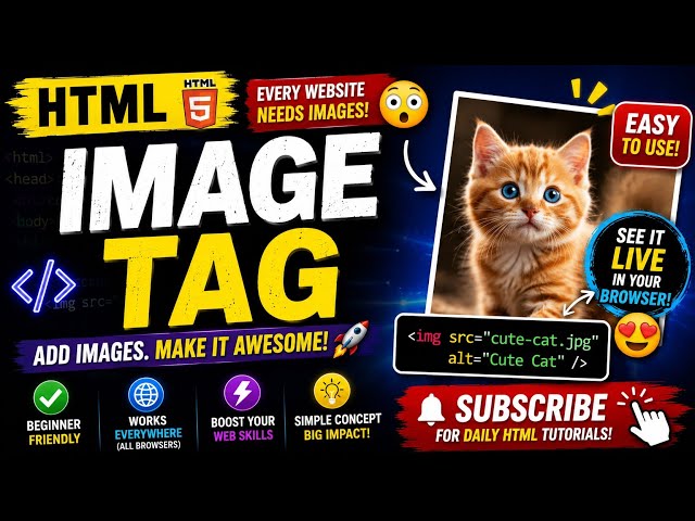 Most Beginners Get the HTML Image Tag Wrong! 😳