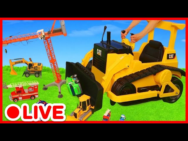 Les meilleurs Jouets 🚧 Pelleteuses, Camion de Pompiers et Voiture de Police pour Enfants | Kidibli