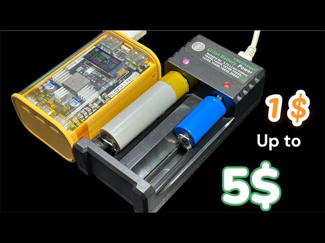 Upgrading my 18650 battery charger.