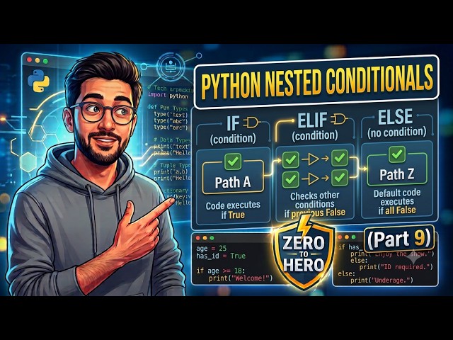 Nested Conditionals in Python | Zero to Hero (Part 9)