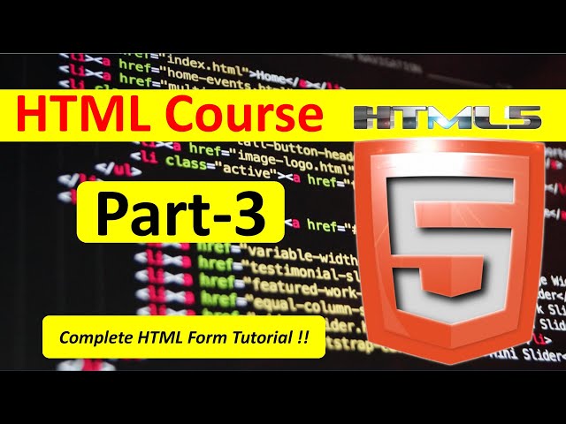 HTML Tutorial for Beginners in Hindi | HTML Full Course in Hindi | HTML Form & Input Tags | Episode3