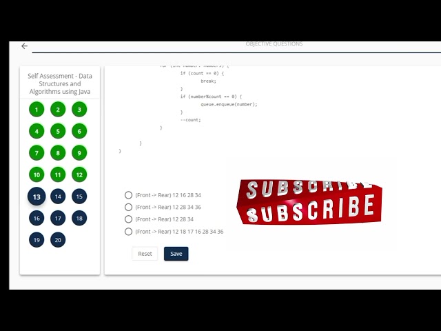 Data Structures And Algorithms Using Java 11 "Infosys Springboard" Answer Revealed.
