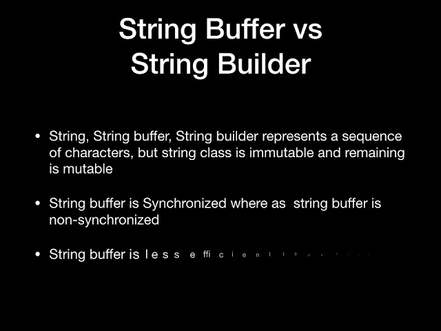 JAVA INTERVIEW QUESTIONS :String