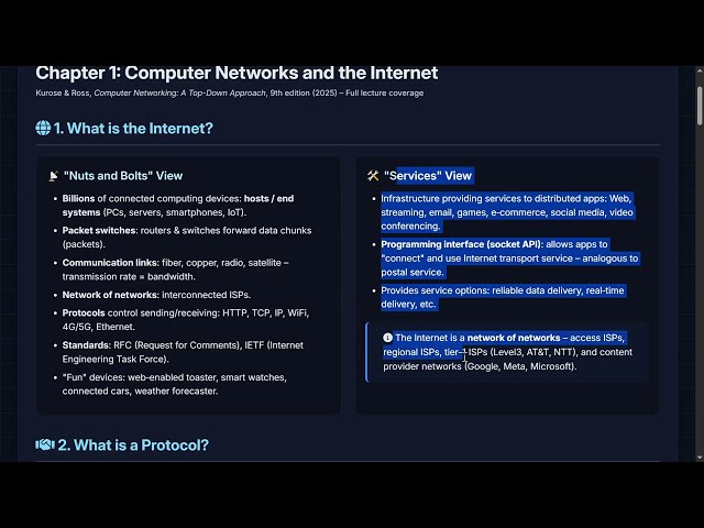 Computer Networks and the Internet | Chapter 1 Part 1 | Computer Networking