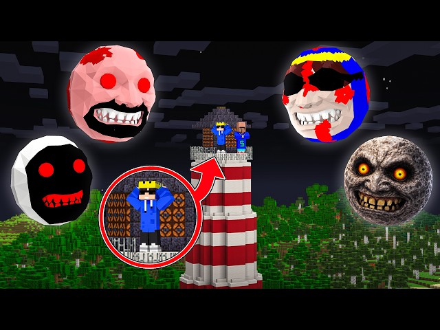 POOR Vs RICH Scary Entities Lunar Moons Apocalypse Bunker Battle In Minecraft