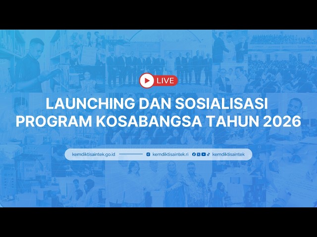 Launching dan Sosialisasi Program Kosabangsa Tahun 2026