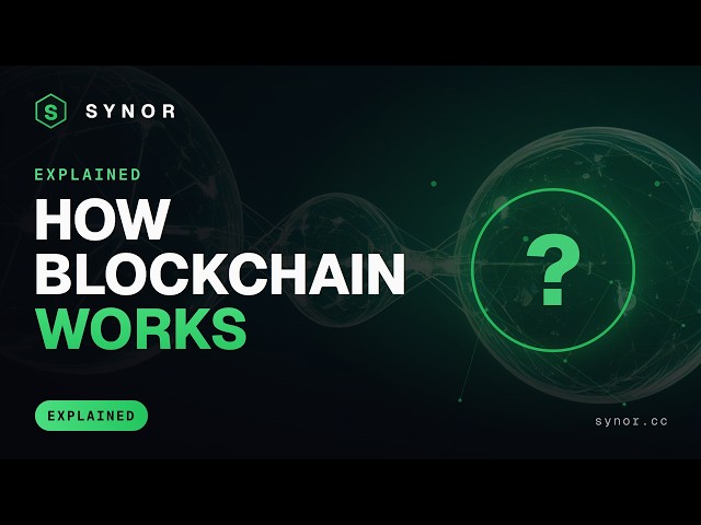 How Blockchain Technology Actually Works (Explained) | Synor Crypto