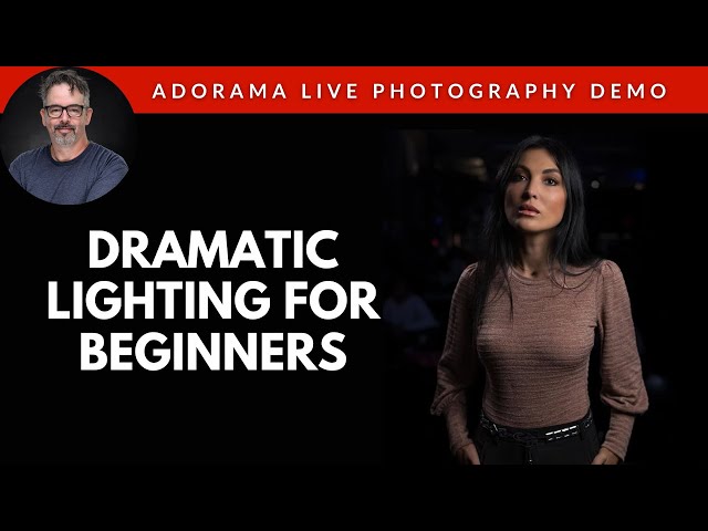 Illuminate with Impact: Dramatic Lighting for Beginners with JC Carey & Westcott | Live Photo Demo