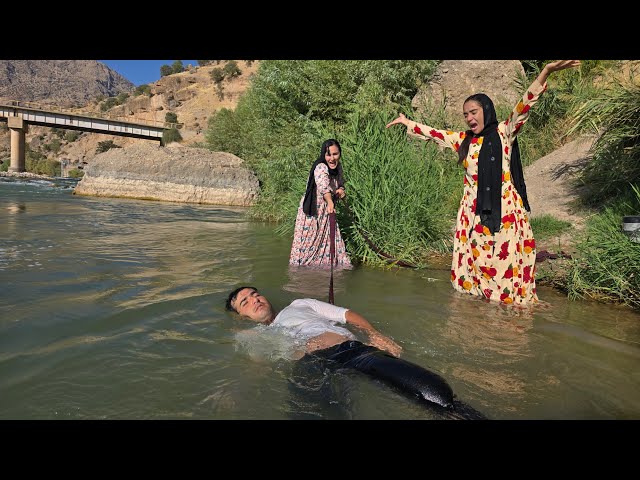 The man who drowned in the river! Search for the missing man: his last traces.