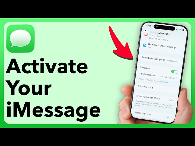 How To Activate iMessage On iPhone