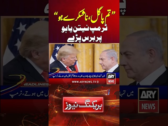 Trump lashes out at Netanyahu #donaldtrump #netanyahu #iran #usiranwar #shorts #youtubeshorts