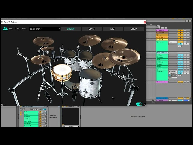 ML Drums Dwell mix practice