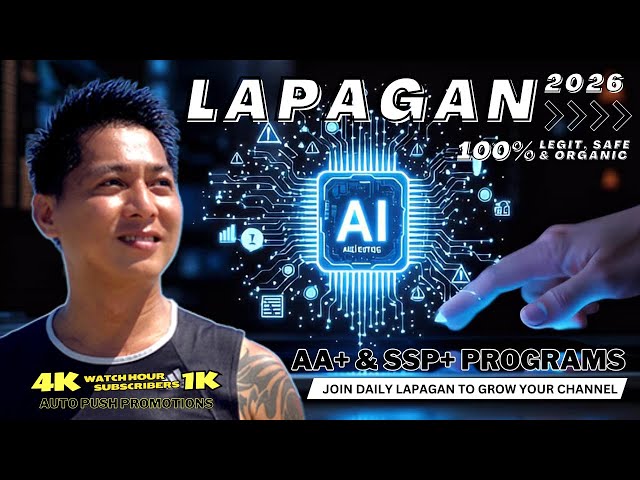 LAPAGAN 100% LEGIT, SAFE & ORGANIC PROMOTIONS POWERED BY AI TECH