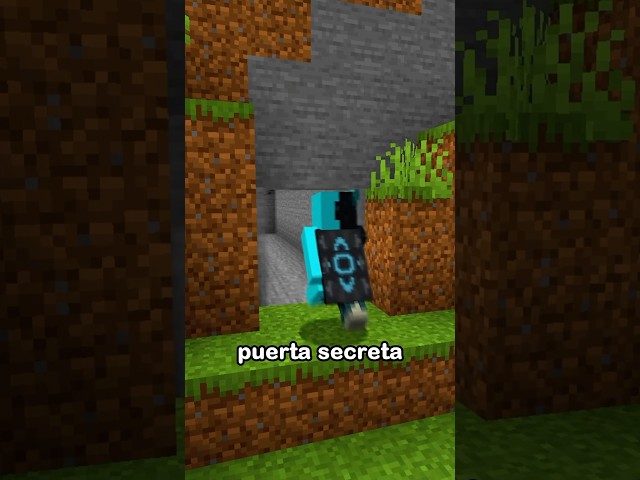 Puerta Secreta Automática en Minecraft 🚪