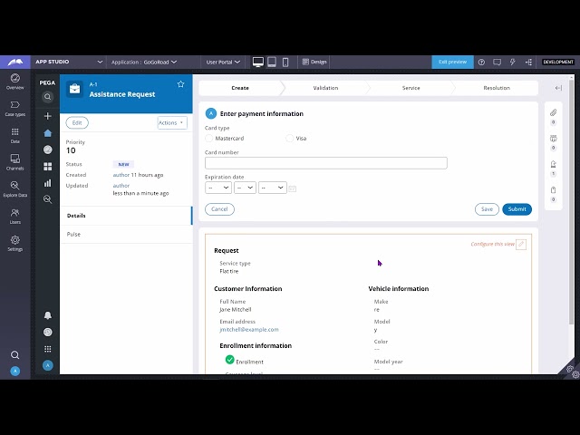 9 Case wide Local actions and Stage-only actions | Supporting processes | Optional actions