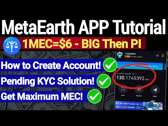 "Meta Earth MEC Token Airdrop 2026 Full Tutorial | ME Pass App MEC Token Mining Step by Step Guide"