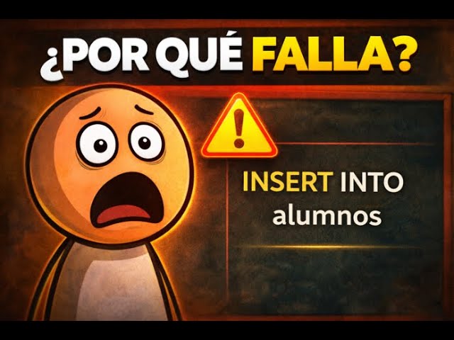 INSERT INTO en SQL desde CERO (el error que TODOS cometen)
