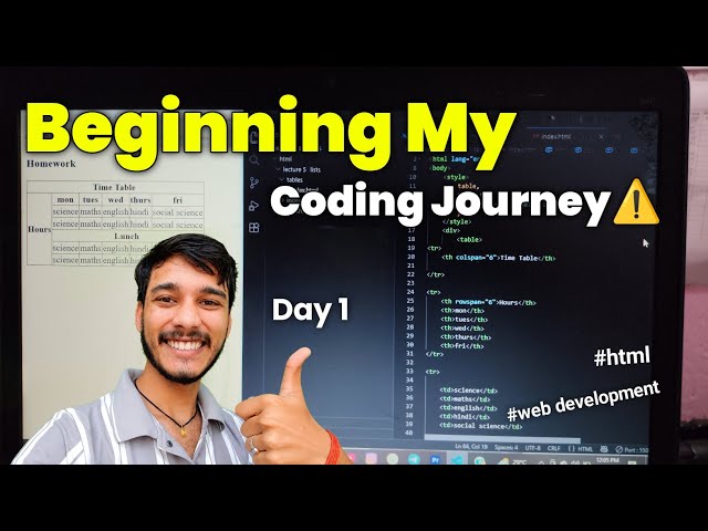 Day 1 Learning html || Web Development || Coding 