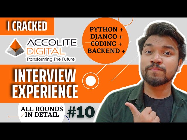 Accolite Interview Experience | Python/Django Developer Interview Questions | Backend | Coding | SDE