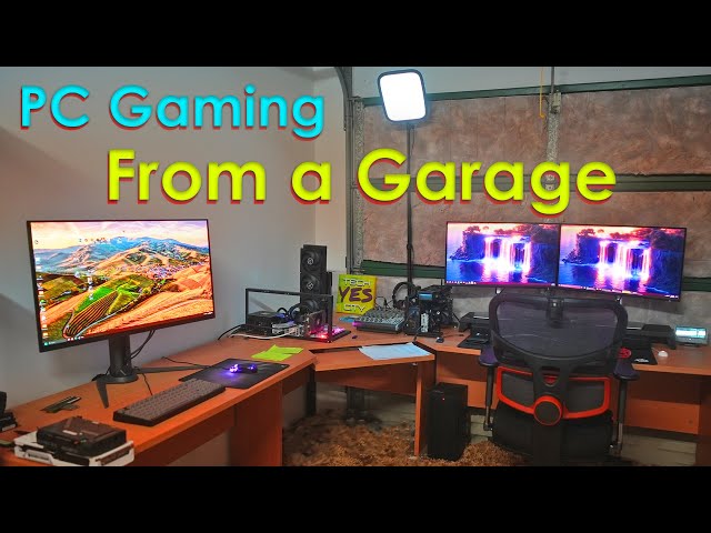 Turning my Garage into a BUDGET PC Gaming Studio (Vlog)