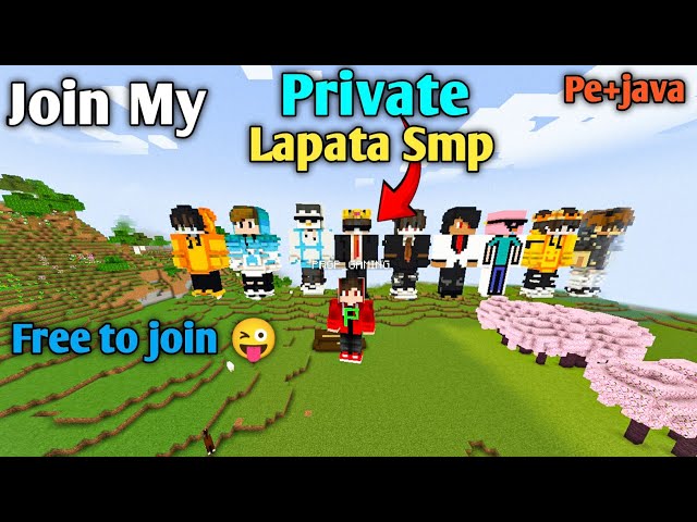 📝 Join MY Private Lapata Smp Server For Minecraft 🧩 | Java + PE | 24/7 Online | Free To Join 🕷️