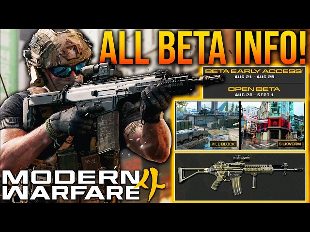MODERN WARFARE 4: All BETA DETAILS You NEED To Know! (Early Access, Free Rewards, & More)