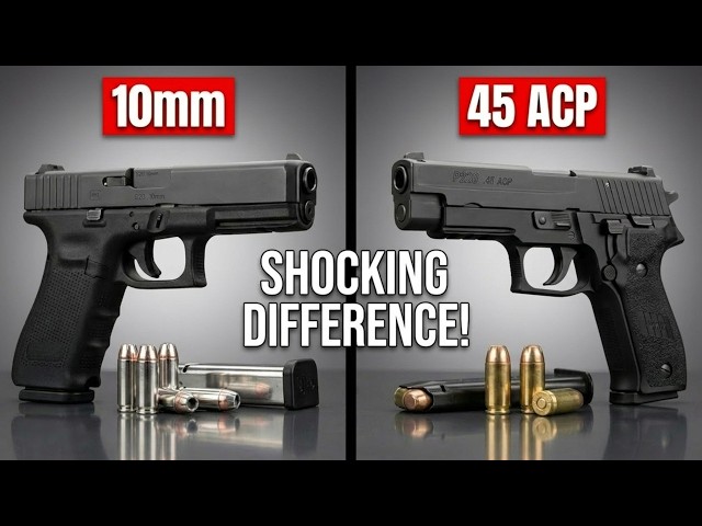 10mm vs .45 ACP: The Biggest Lie In The Gun Industry  (Most Americans Believe)!