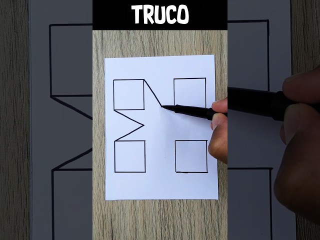 TRUCO de Dibujo 3D #shorts