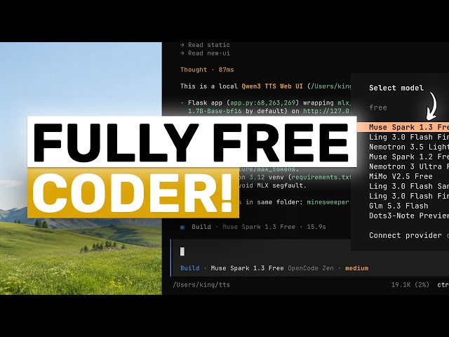 OpenCode's NEW FREE Model OPTIONS: People are IGNORING THIS!