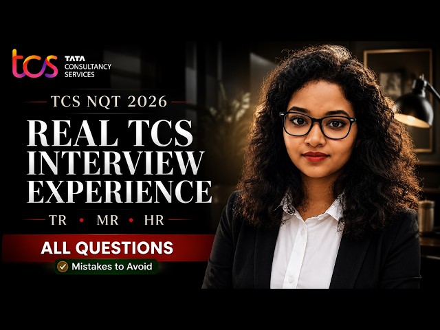 TCS NQT 2026 Interview Experience 🔥TR + MR + HR Questions & Answers Mistakes to Avoid #MCodeLearner