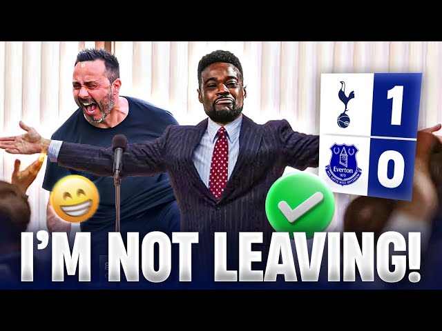 IM NOT LEAVING!!! Tottenham 1-0 Everton EXPRESSIONS REACTS 