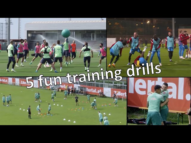 5 FUN DRILLS to use in your warm up