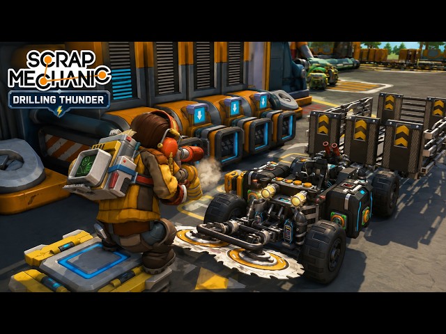 "OMNI-TECH" Exploration Vehicle Tutorial + Vehicle building Tips | Scrap Mechanic Chapter 2